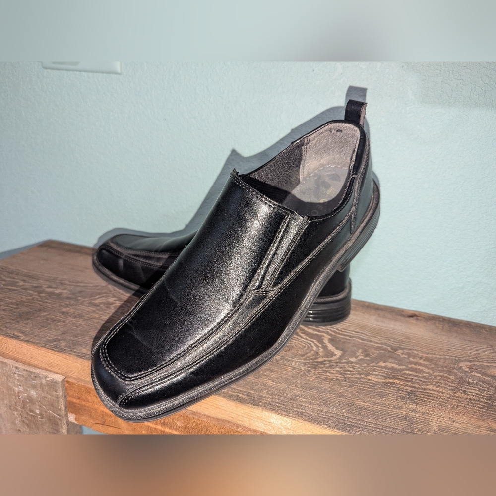 George Black Leather‎ Slip-On Loafers